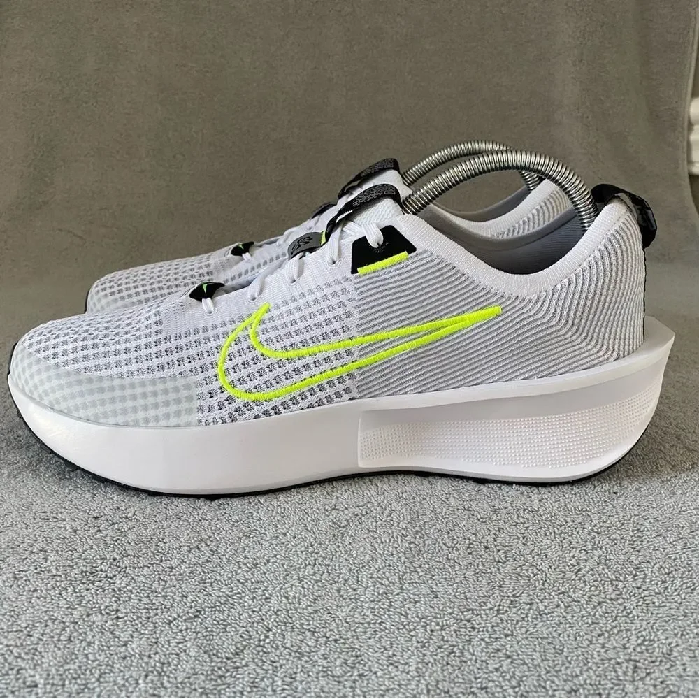 Nike Mens 13 Interact Run Running Shoes Athletic Sneaker FD2291-100 White Volt - Picture 4 of 8